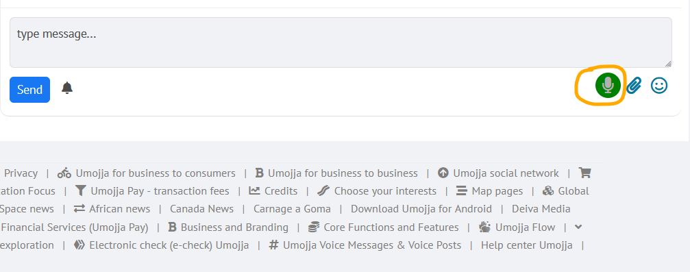 Umojja Voice Messages